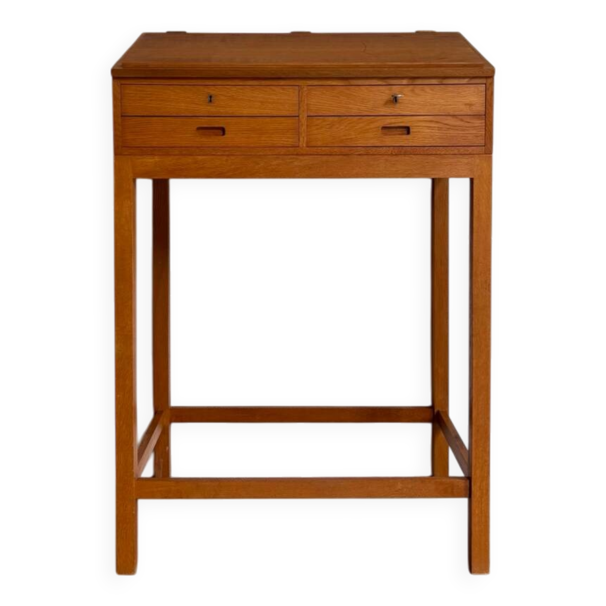 Vintage lectern desk oak