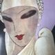 Illustration couverture d'un ancien magazine Vogue sous cadre