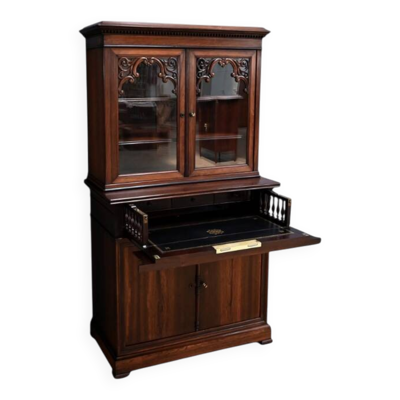 Petit Scriban Vitrine en Palissandre – 2ème partie XIXe