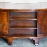 Victorian desk with leather top, restored.