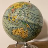 Globe terrestre Girard Barrère et J.Thomas