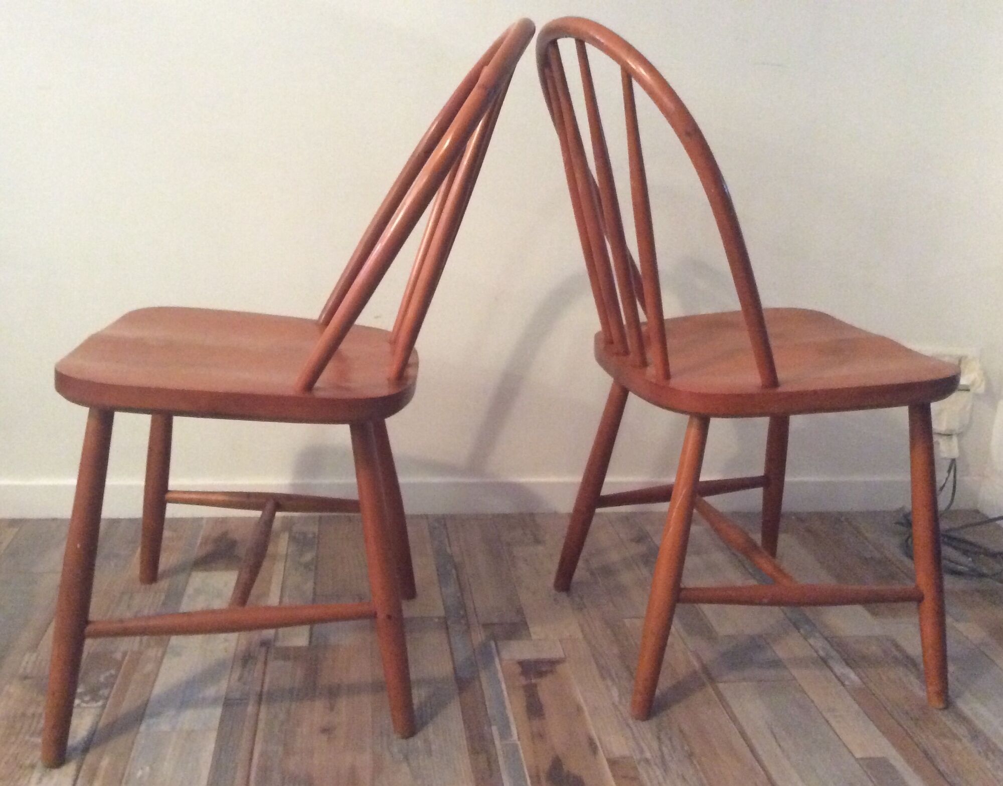 Pair of Imexcotra 1950s Scandinavian style chairs