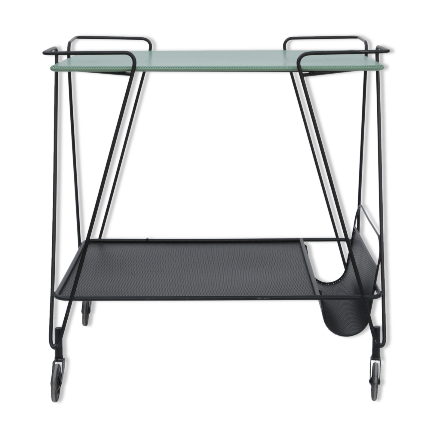 Perforated metal rolling table