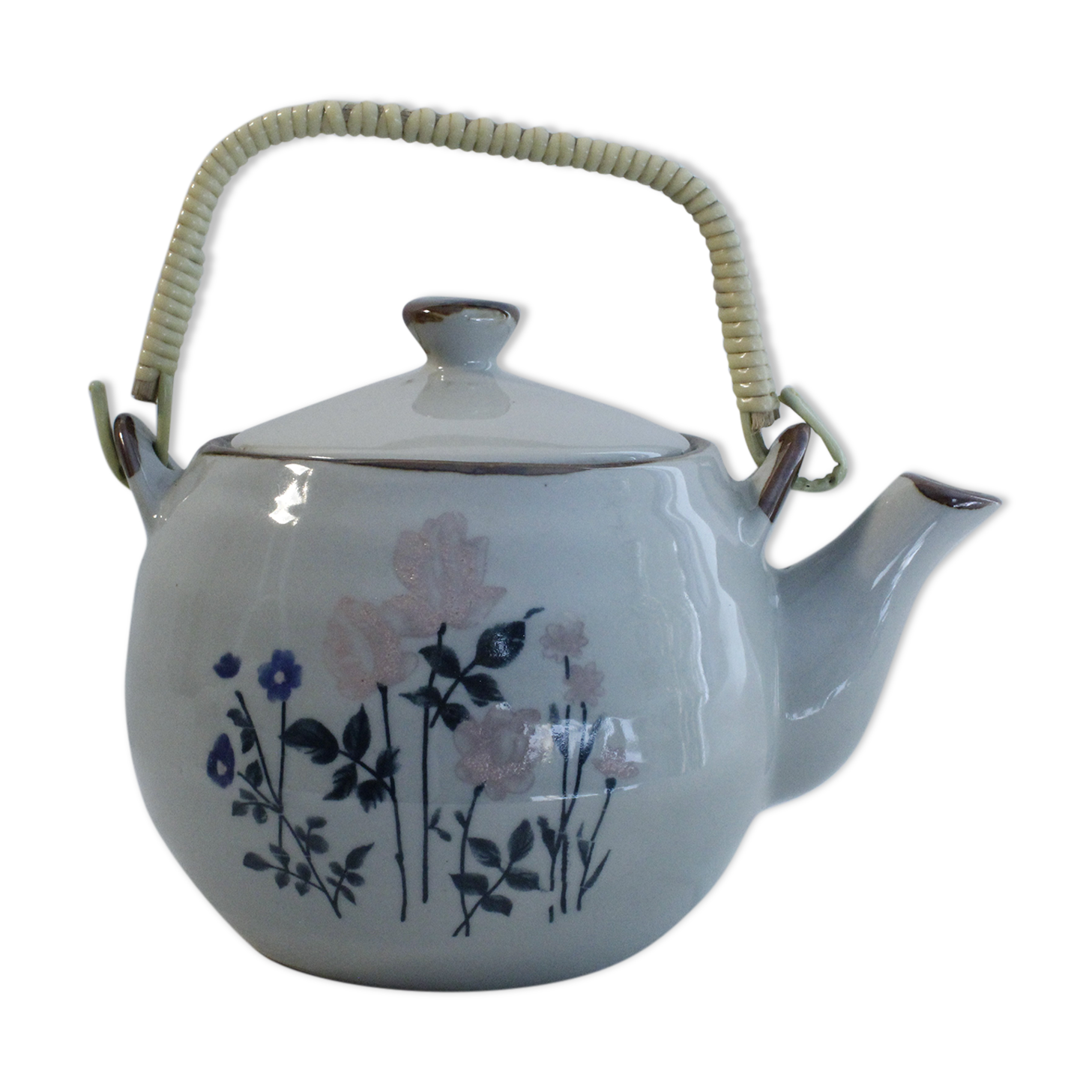 Vintage teapot - floral patterns