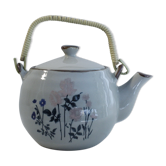 Théière vintage - motifs fleuris