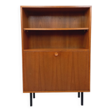 Vintage Scandinavian modernist style teak storage bookcase