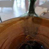 Coupe sur pied en verre bulle de biot