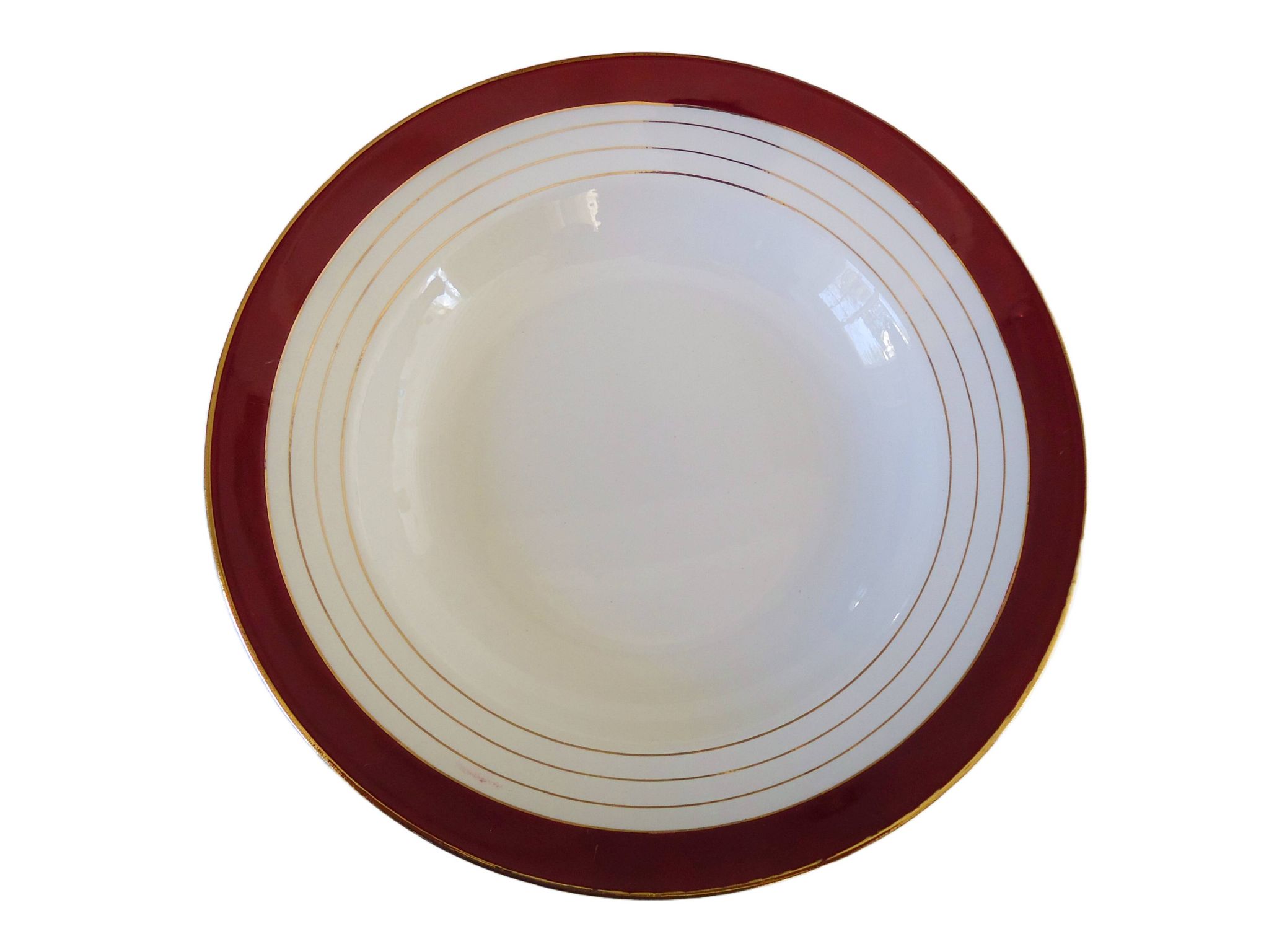 Assiettes creuses porcelaine opaque digoin sarreguemines modèle pasteur