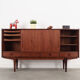 Teak highboard, Danish design, 1960s, production: Denmark