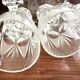 10 Bohemian flutes cut crystal