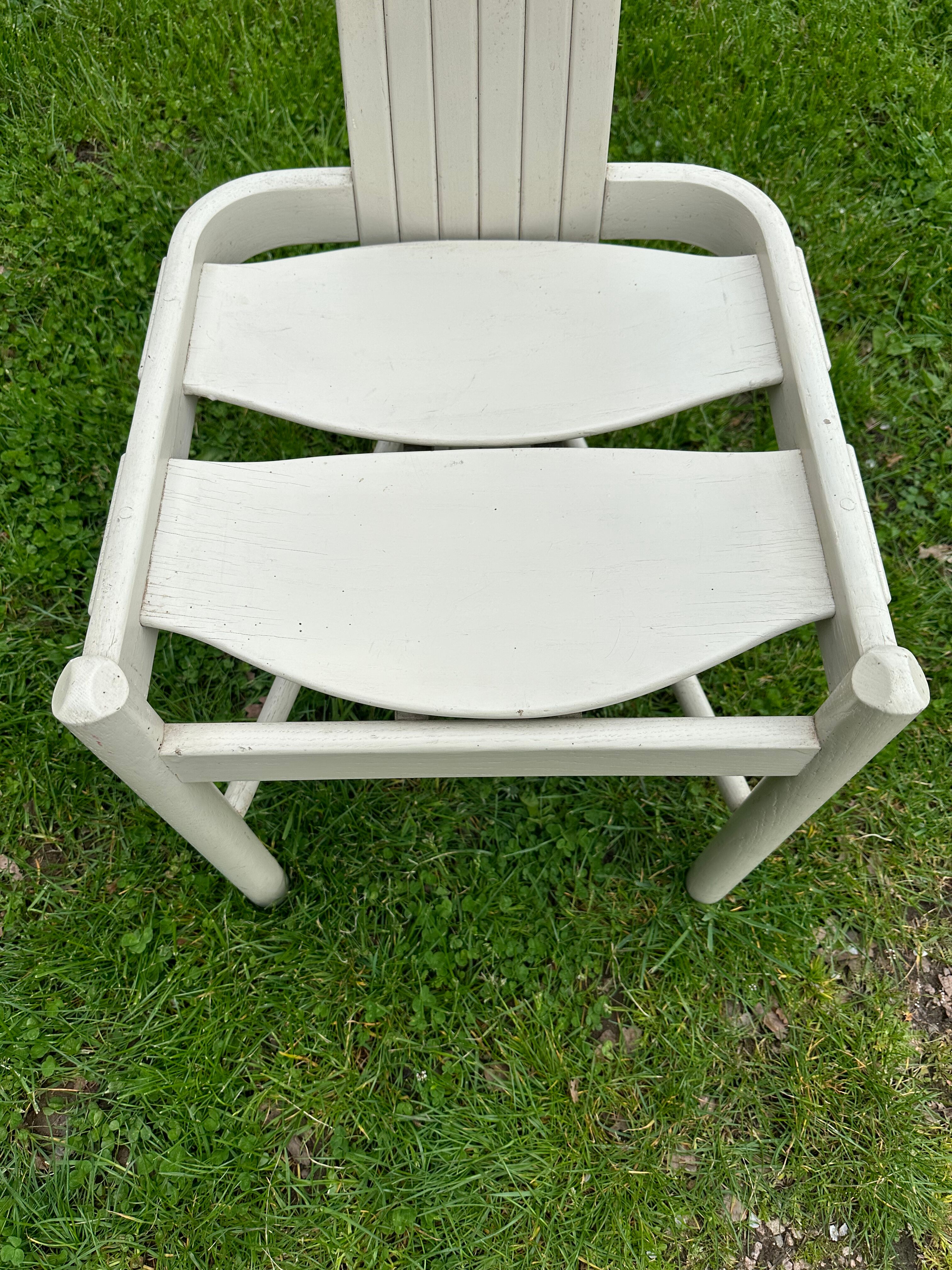 Modernist solid wood chair