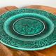 Sarreguemines plate french majolica from the 1870s