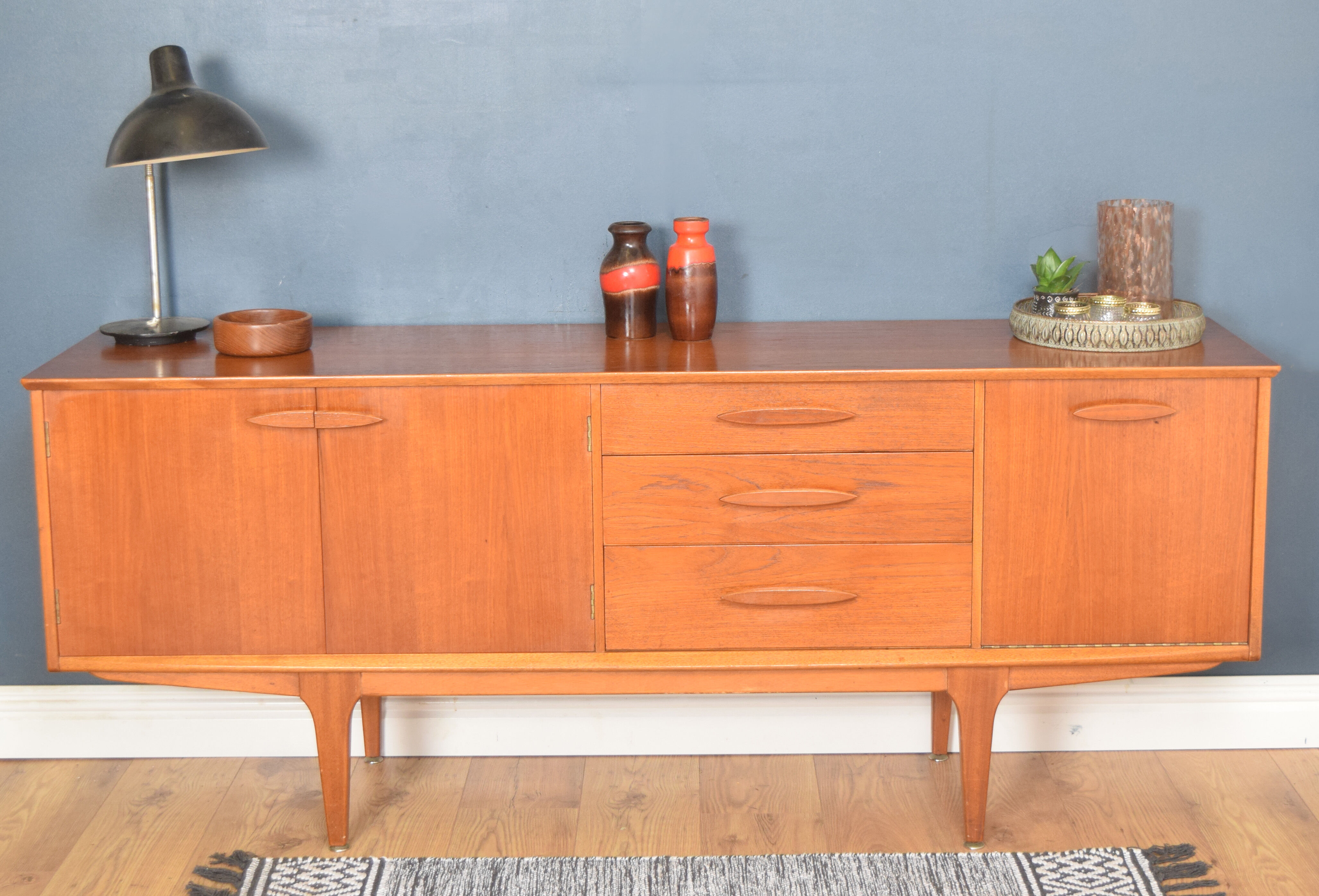 Restored Retro Teak 1960s Jentique Sideboard