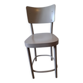 Chaise comptoir Thonet bois courbé années 50