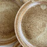 5 stoneware dessert plates