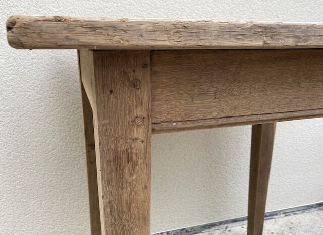 Antique solid wood table