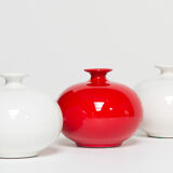 Pino Spagnolo pour Sicart trois vases en céramique 1970