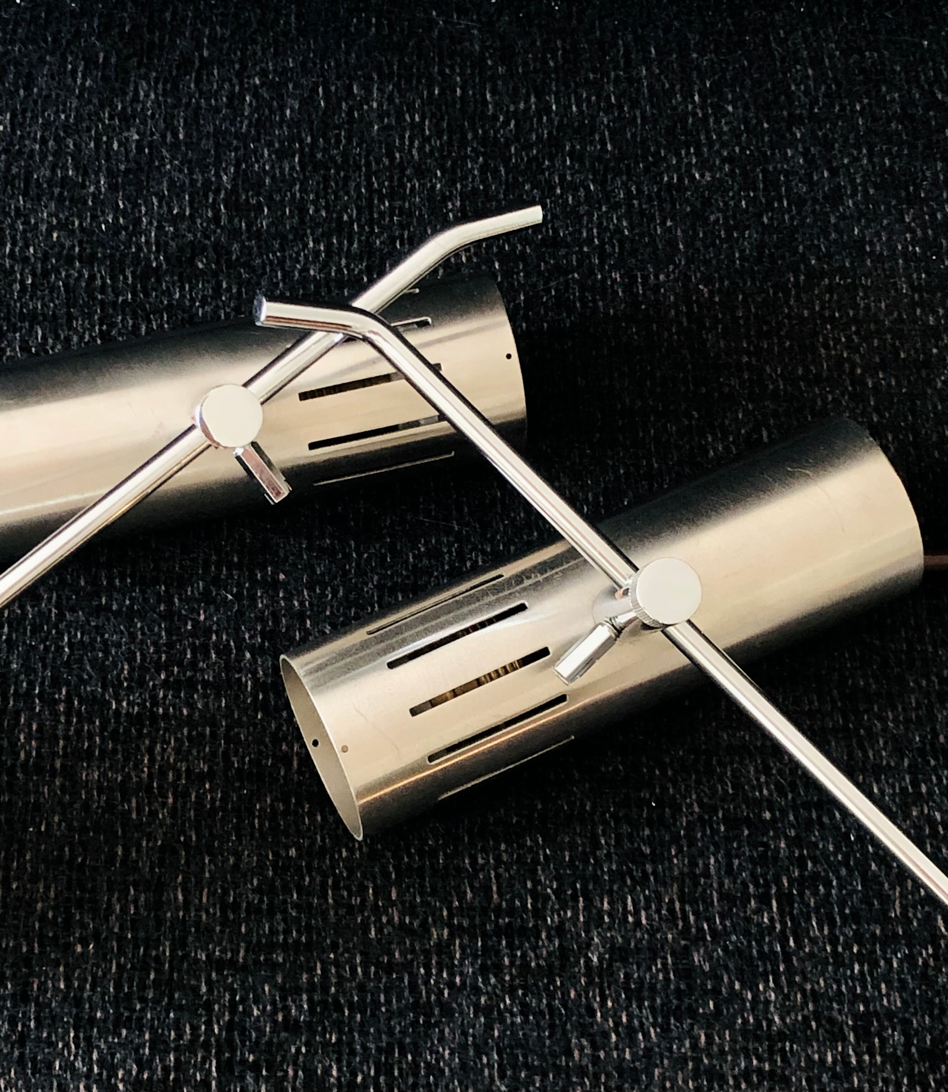 Pair of adjustable wall lamps model A5 by Alain Richard for Pierre Disderot, France 60s