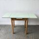 Mid-Century Vintage Draw-Leaf Kitchen Dining Table with Formica Top