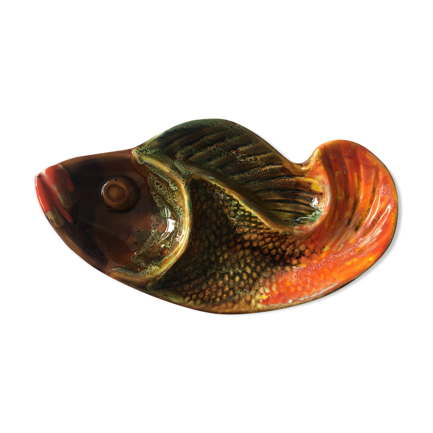 Vallauris 3 fish-shaped compartments