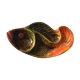 Vallauris 3 fish-shaped compartments