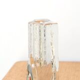 German Walther glass vase by Heiner Dusterhaus
