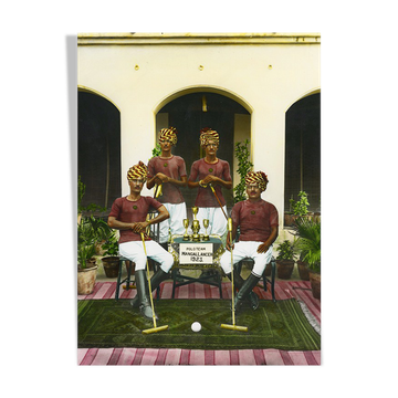 Photographie ancienne colorée Rajasthan vers 1920