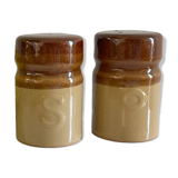Ceramic salt and pepper duo