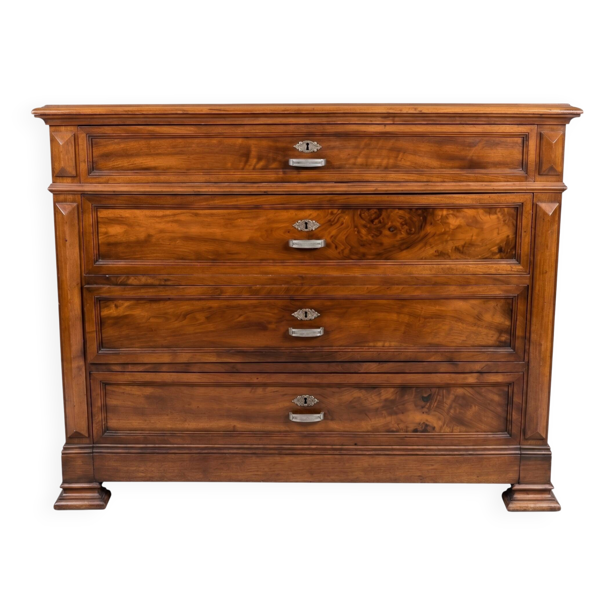 Meuble Commode ancienne bois 4 tiroirs