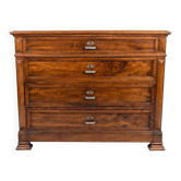 Antique wooden chest of drawers with 4 drawers