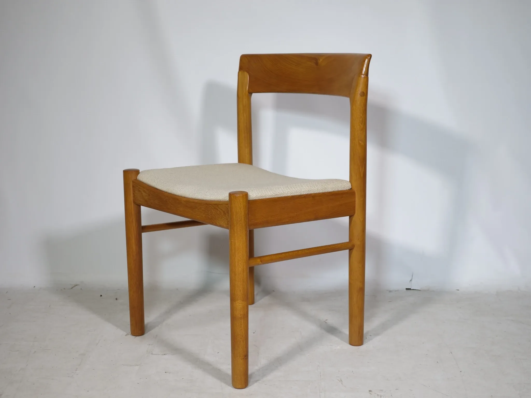 Danish Design Chairs in Teak by H.W. Klein for Bramin, Set of 4, 1960s