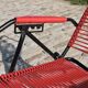 Pair of folding lounge chairs scoubidou vintage 60s