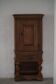 French rustic furniture in solid oak from the mid-19th century with panelled doors, baroque style.