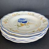 5 earthenware plates