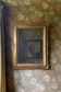 Antique gilded flower mirror, restoration