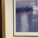 Countersigned lithograph couliou jean yves port de sauzon a belle ile