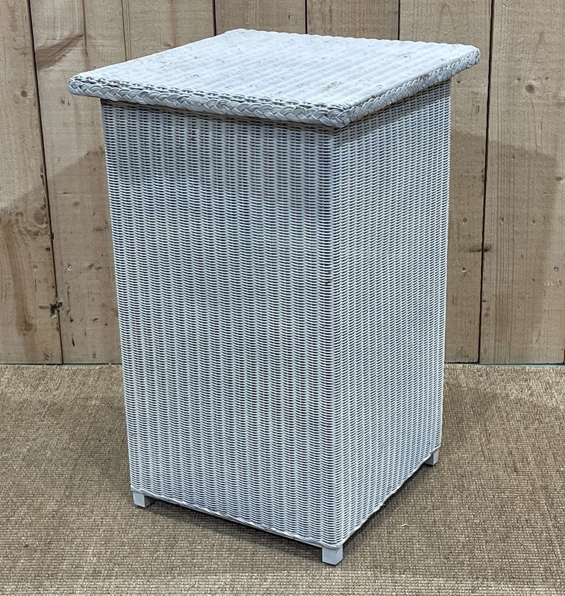 1950s lloyd loom nightstand