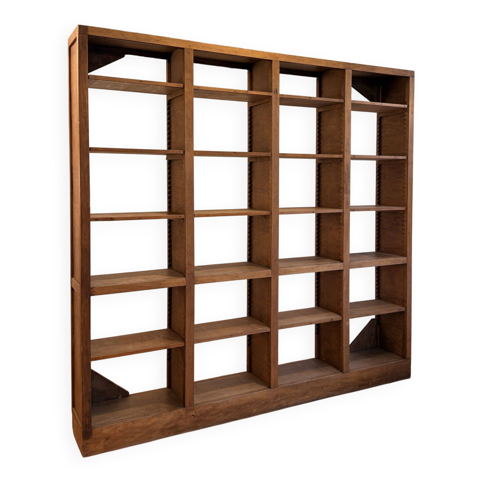 Grande bibliothèque Art déco modulable années 1930
