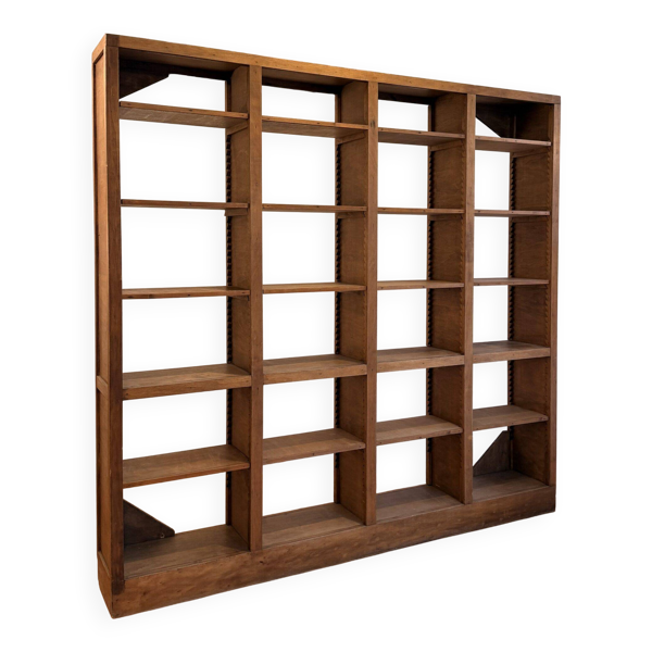 Grande bibliothèque Art déco modulable années 1930