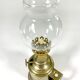 Pigeon L'Avenir style gasoline lamp in brass fully restored