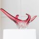 Large Murano bowl Flavio Poli - Pink Sommerso - Mid-Century - 1970s
