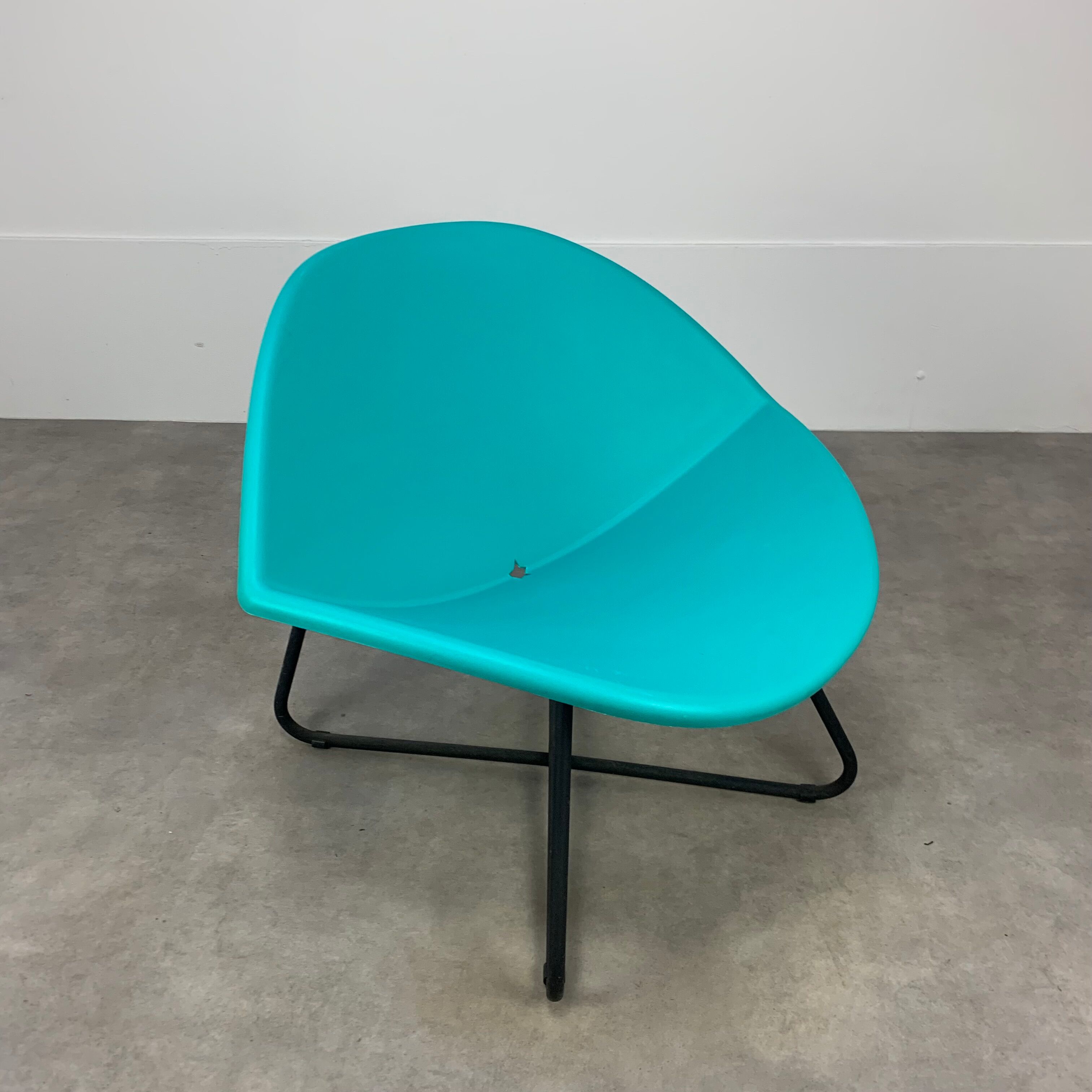 Armchair Niels Gammelgaard model Lips for Ikea blue, green