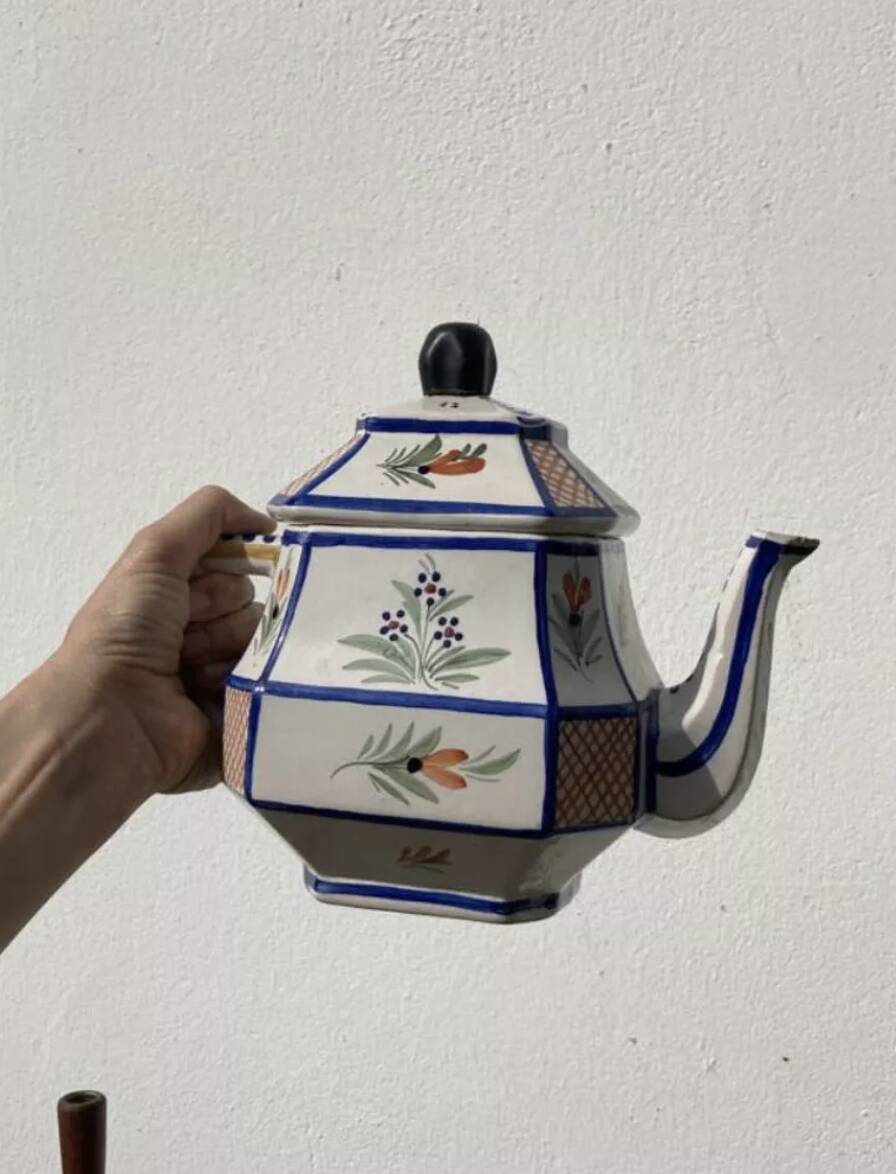 Breton ceramic teapot