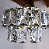 Kinkeldey chandelier, 2 levels crystals, Germany, 1970