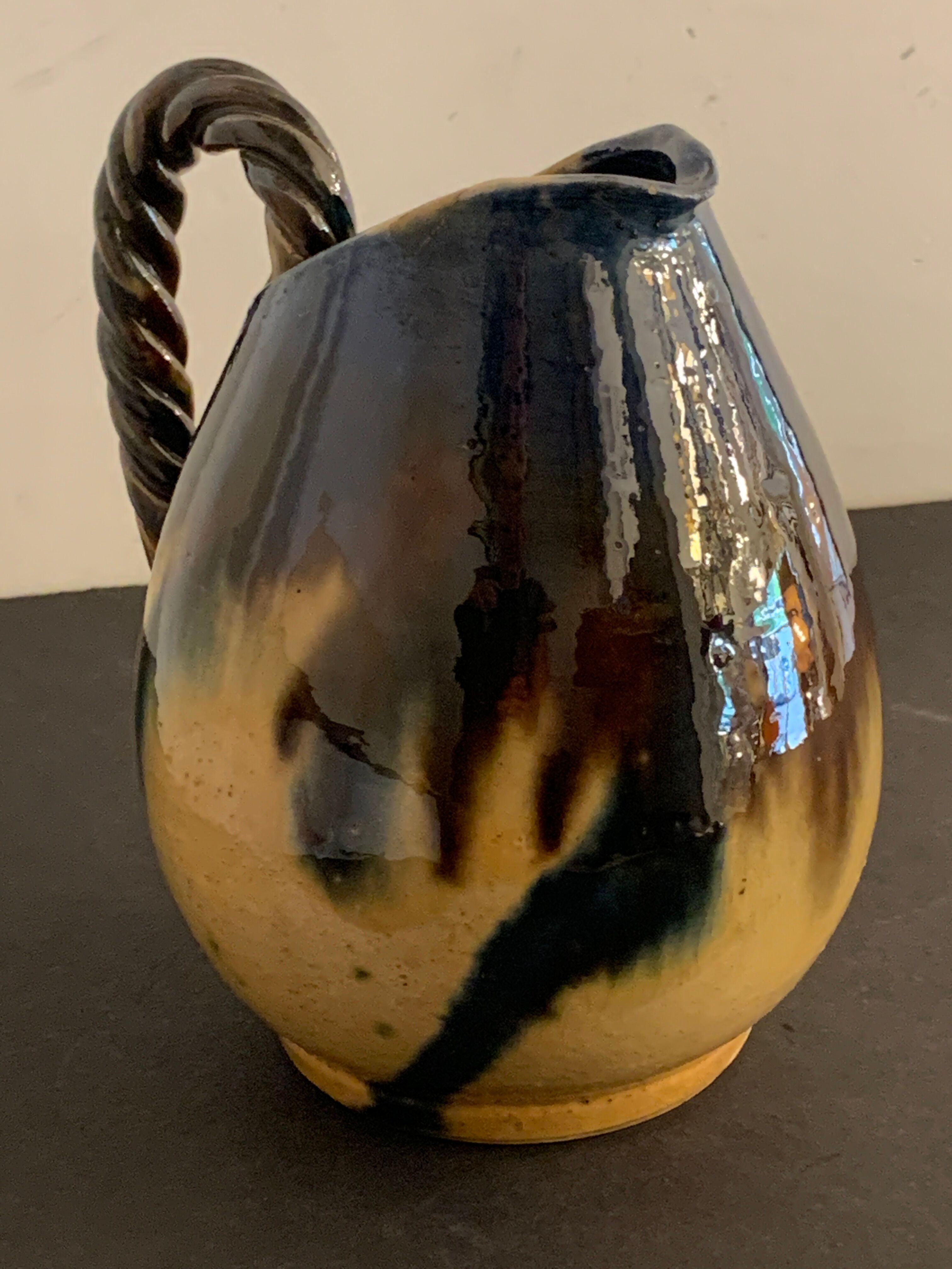 Ceramic pitcher, FPP Vallauris, 1960