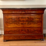 Chest of drawers with marble top