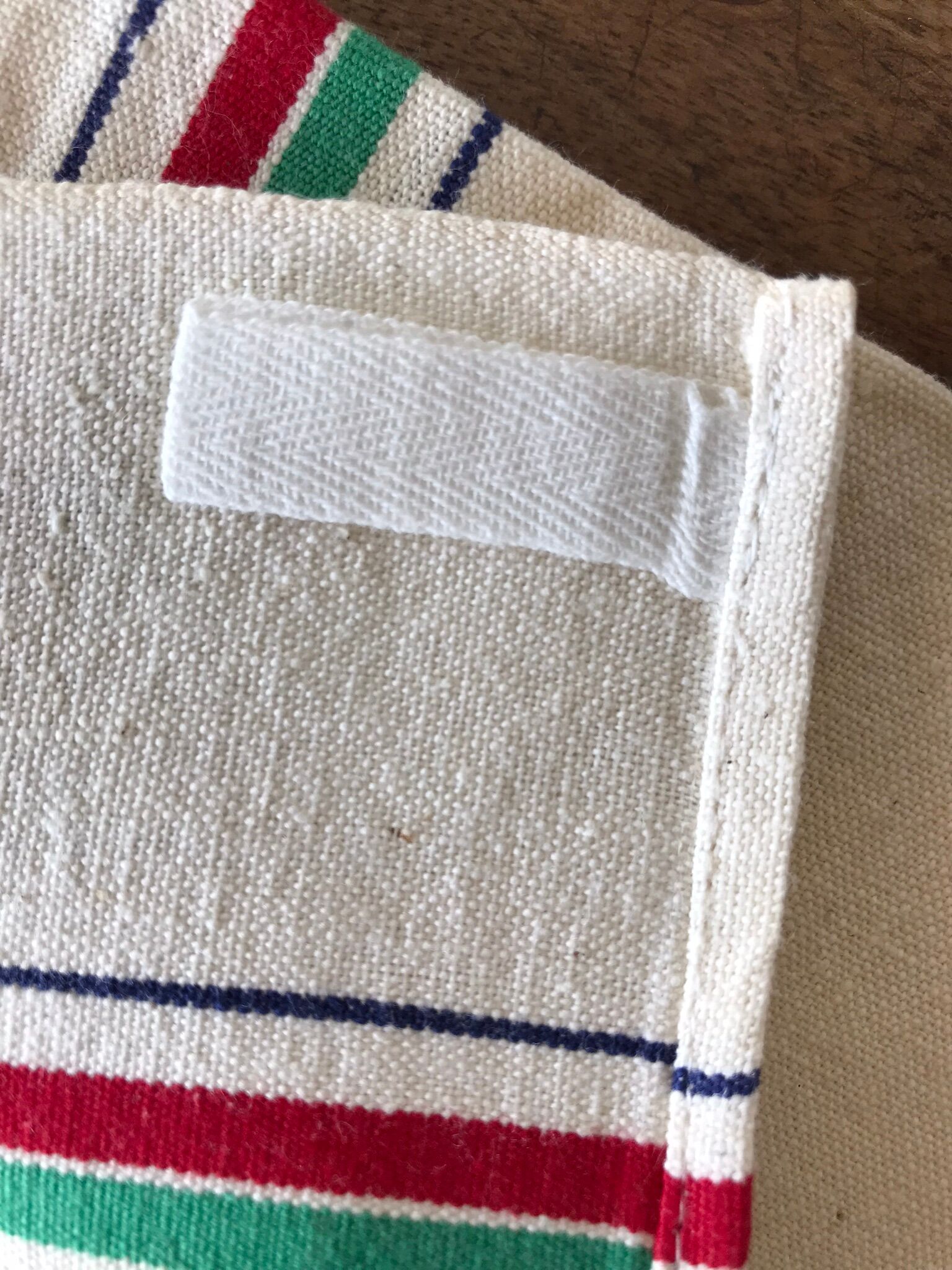 Old tea towel in mestizo