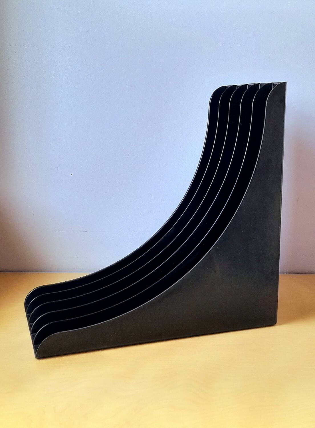 33 rpm vinyl rack Schweizer design 70s