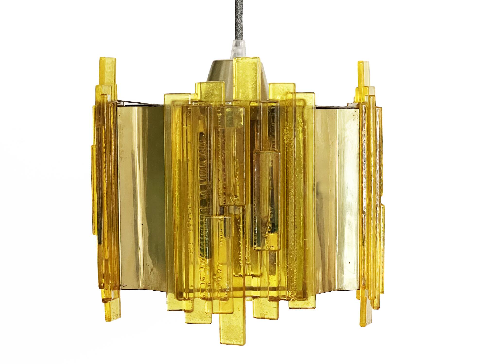 Pendant light by Claus Bolby for CEBO Industri. Denmark 1960s