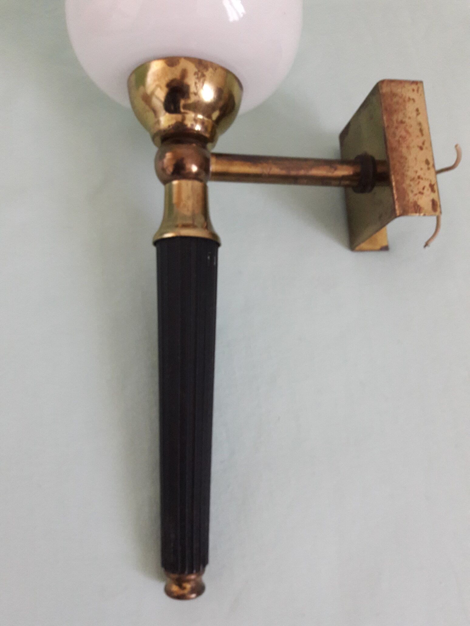 Paire d'appliques torchères